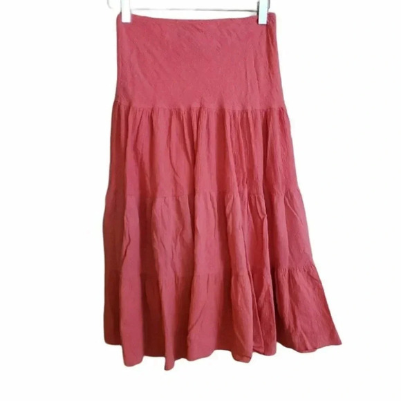 Forever 21 XS full skirt in salmon - Picture 1 of 6